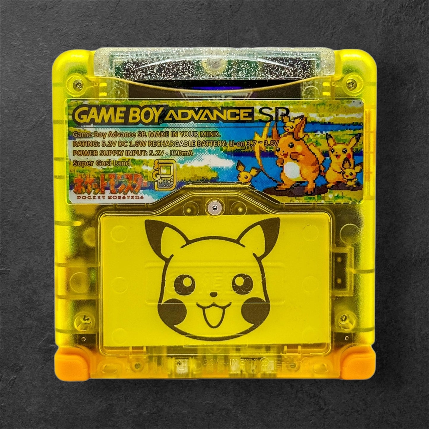 Nintendo Game Boy Advance SP - Pixel Pikachu’s Evolution Edition