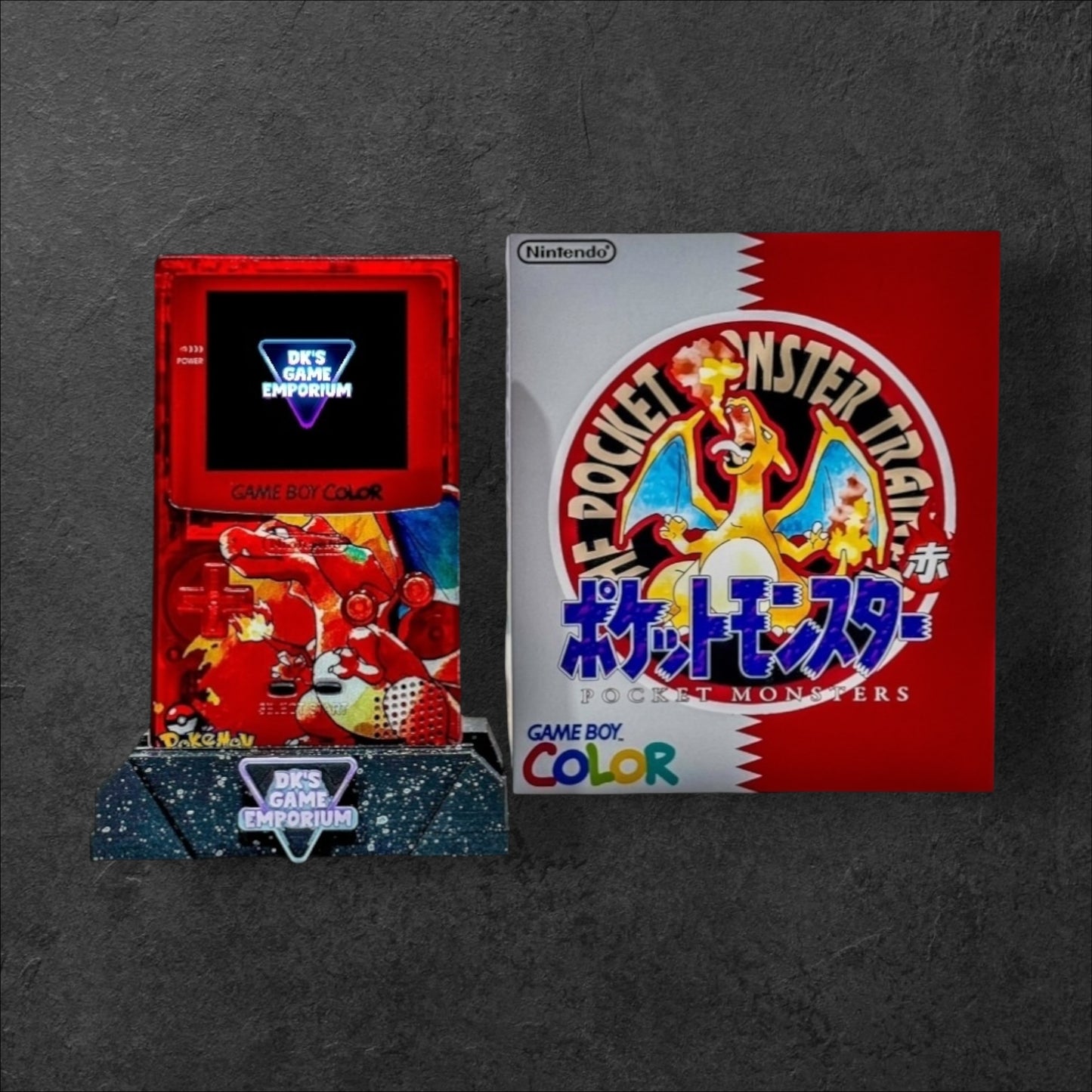 Nintendo Game Boy Color - Red Charizard Edition