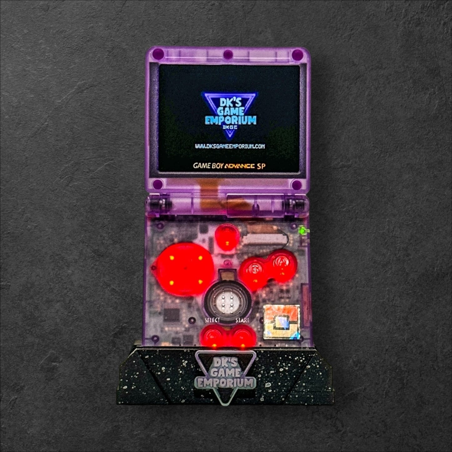 Nintendo Game Boy Advance SP - Pixel Gengar’s Evolution Edition