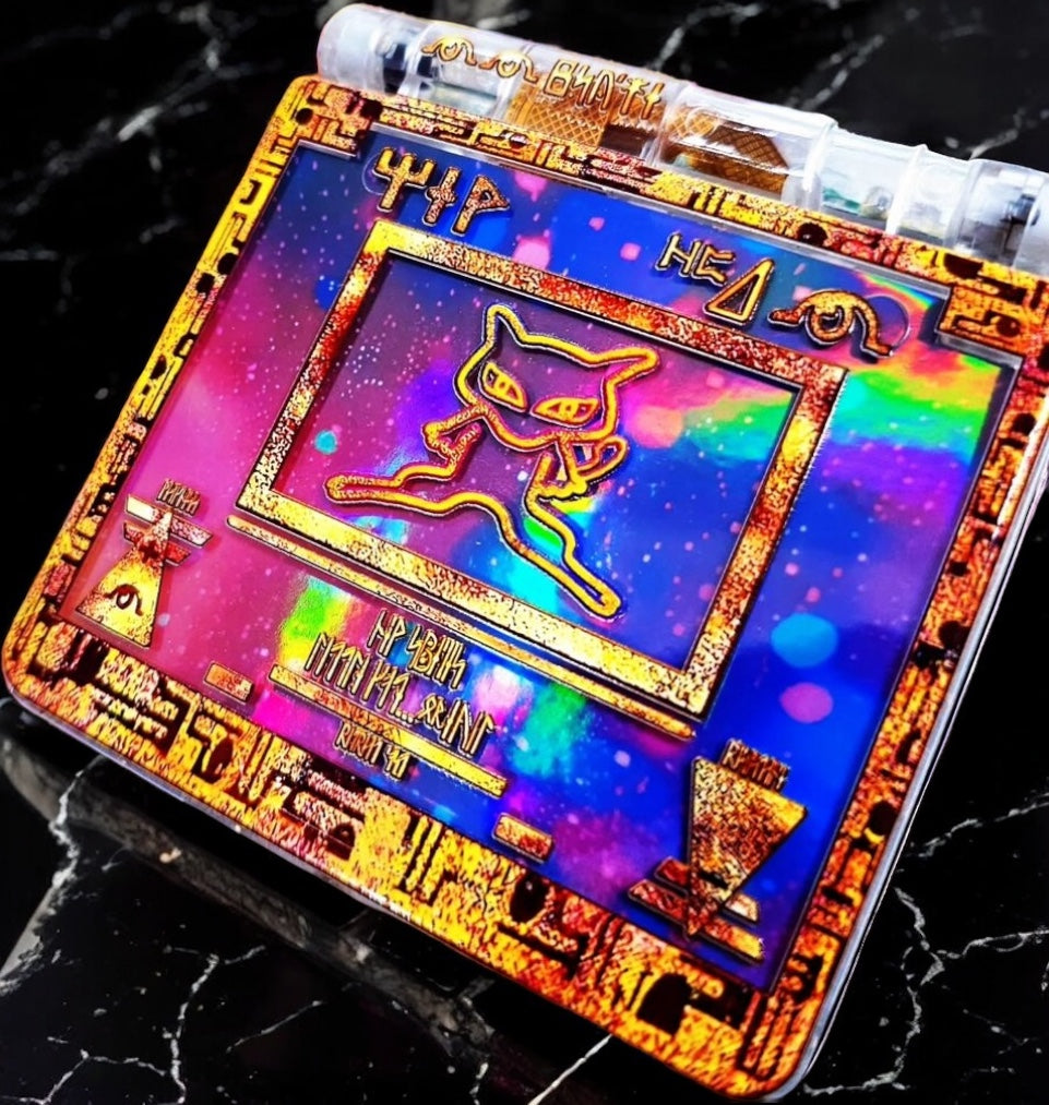 Nintendo GBA SP Game Boy Advance SP Pokmon Ancient Mew Custom Mod Con DK's Game Emporium Nintendo GBA SP Game Boy Advance SP Pokmon Ancient Mew Custom Mod Con DK's Game Emporium