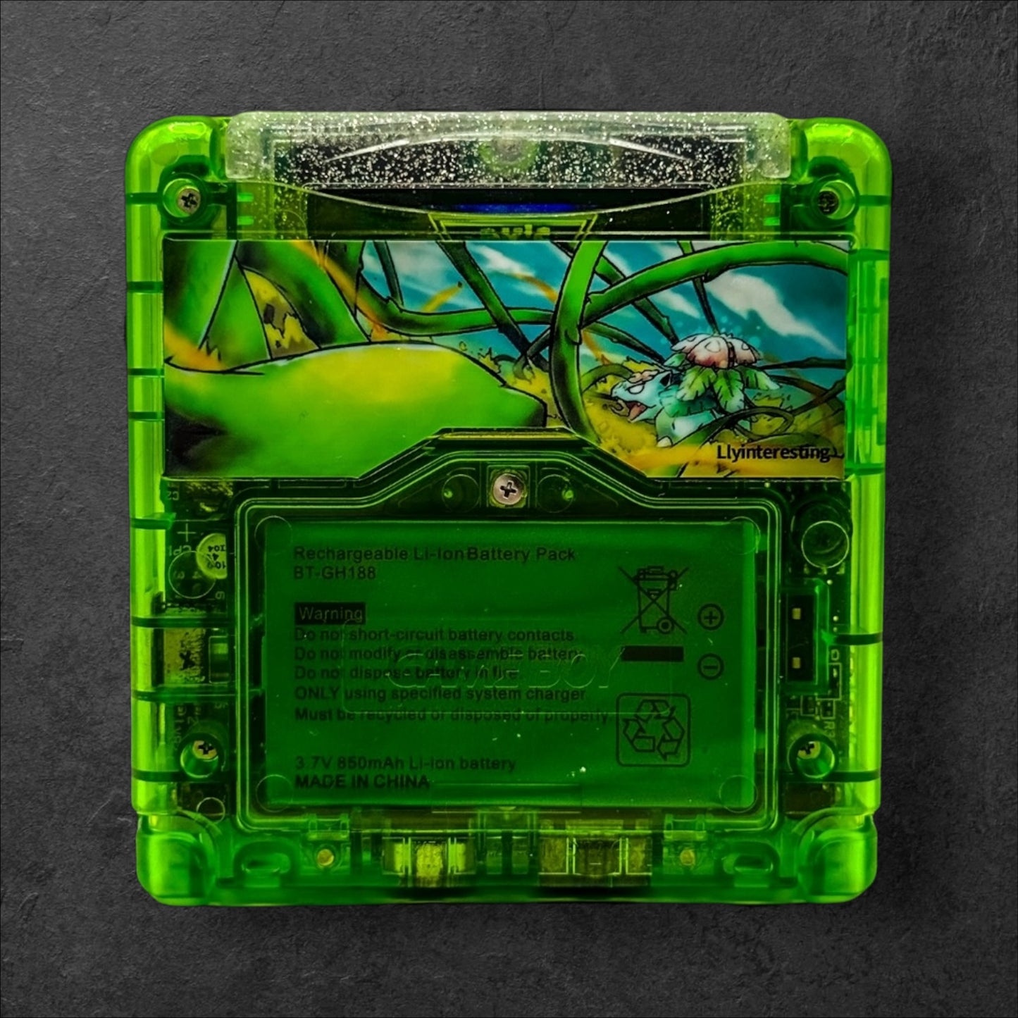 Nintendo Game Boy Advance SP - Leaf Green Venusaur Edition