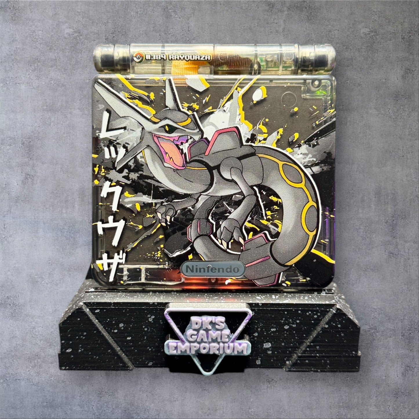 Nintendo Game Boy Advance SP - Shiny Crystal Rayquaza Edition
