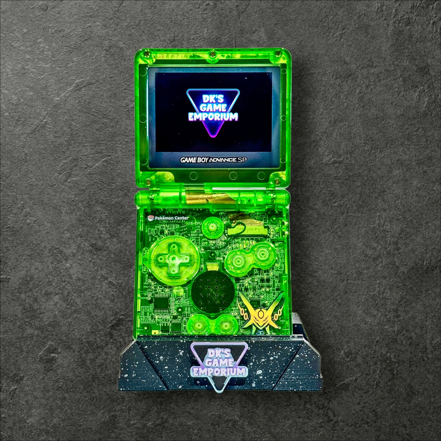 Nintendo Game Boy Advance SP - Crystal Emerald Rayquaza Edition