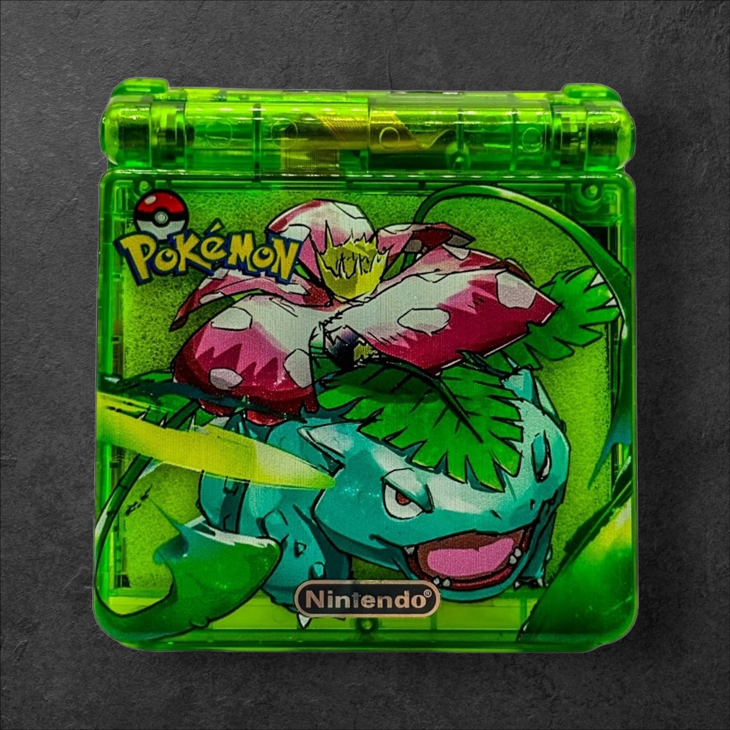 Nintendo Game Boy Advance SP - Leaf Green Venusaur Edition