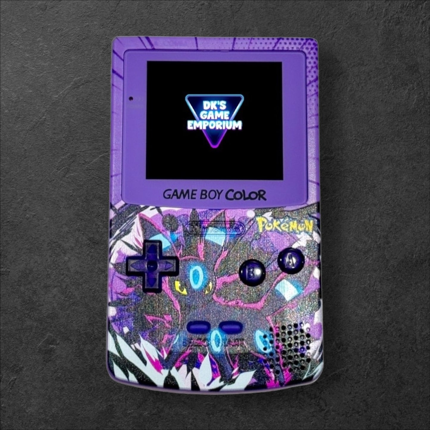 Nintendo GBC Game Boy Color Pokémon Umbreon Custom Mod Console
