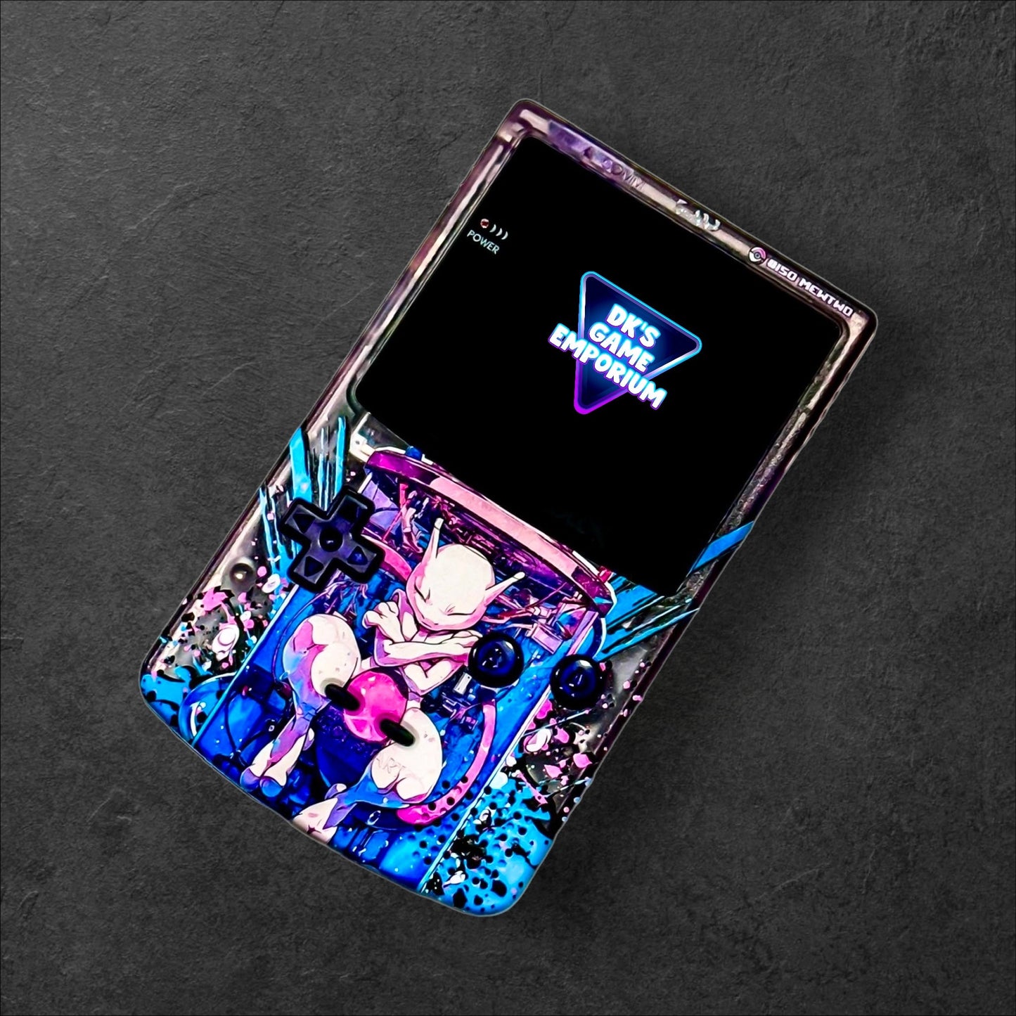 Nintendo GBC Game Boy Color Pokémon Clone Mewtwo Mewtube Custom Mod