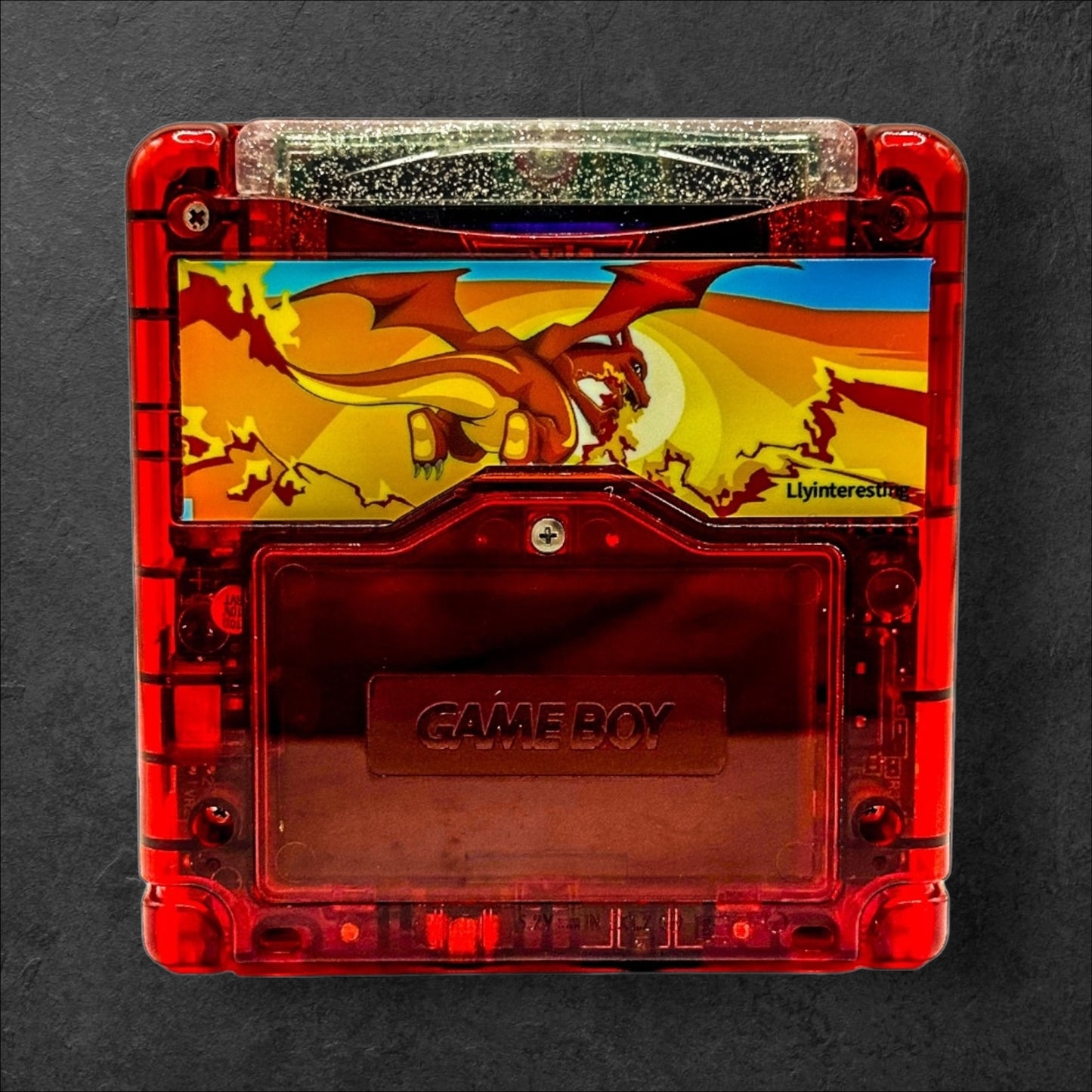 Nintendo Game Boy Advance SP - Fire Red Charizard Edition