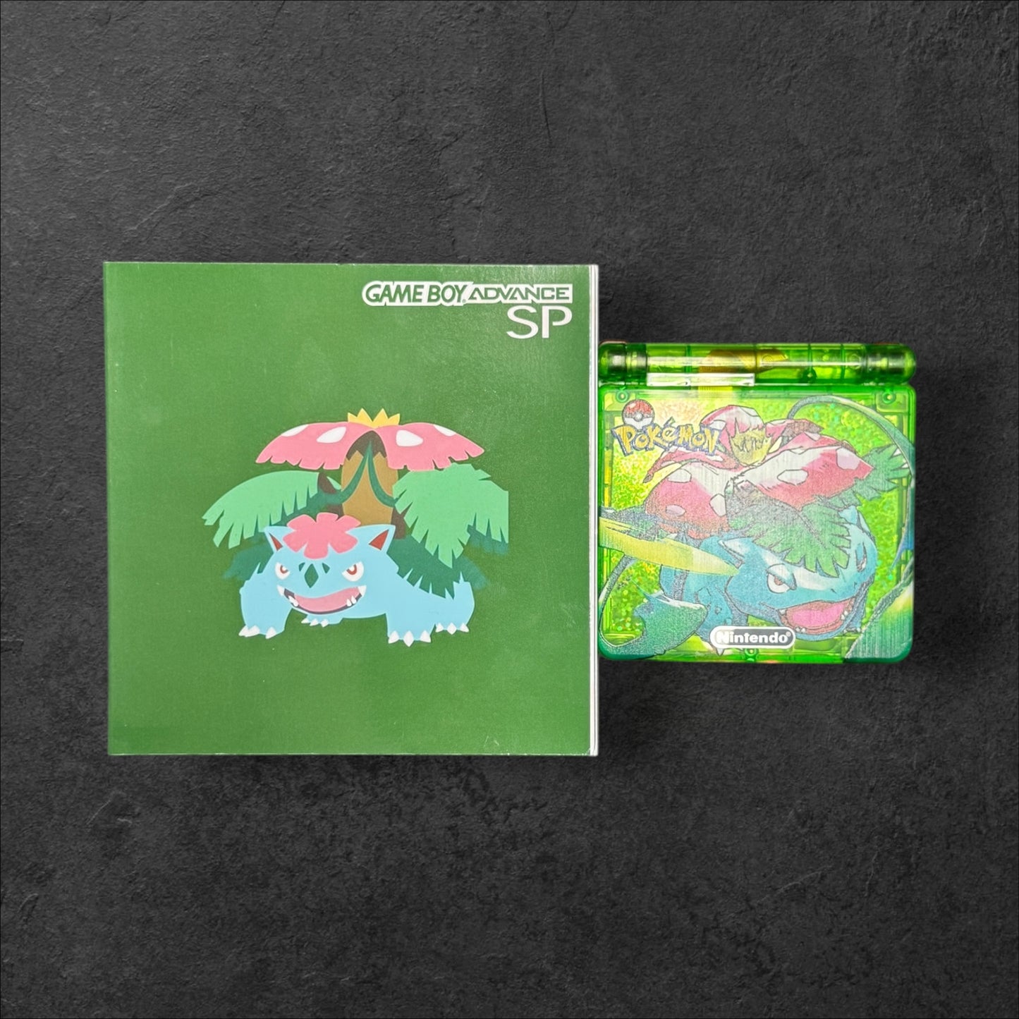 Nintendo Game Boy Advance SP - LeafGreen Venusaur Edition