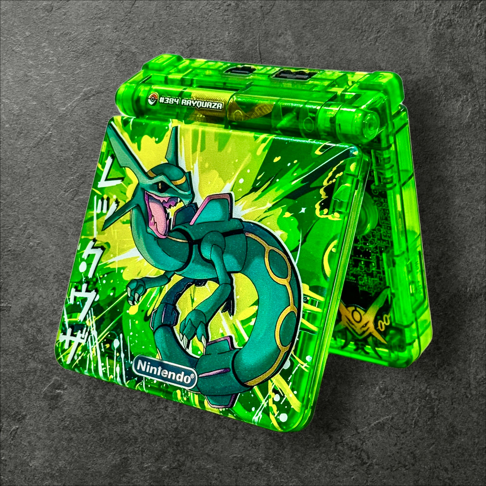 Nintendo Game Boy Advance SP - Crystal Emerald Rayquaza Edition – DK’s ...