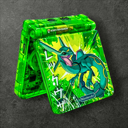 Nintendo Game Boy Advance SP - Crystal Emerald Rayquaza Edition