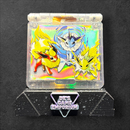 Nintendo Game Boy Advance SP - Eevee Eeveelutions – Flareon, Vaporeon & Jolteon Edition