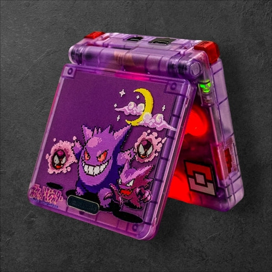 Nintendo Game Boy Advance SP - Pixel Gengar’s Evolution Edition