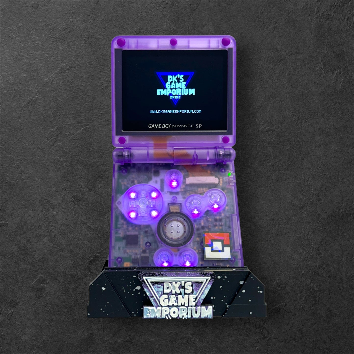 Nintendo Game Boy Advance SP - Pixel Gengar’s Evolution Edition