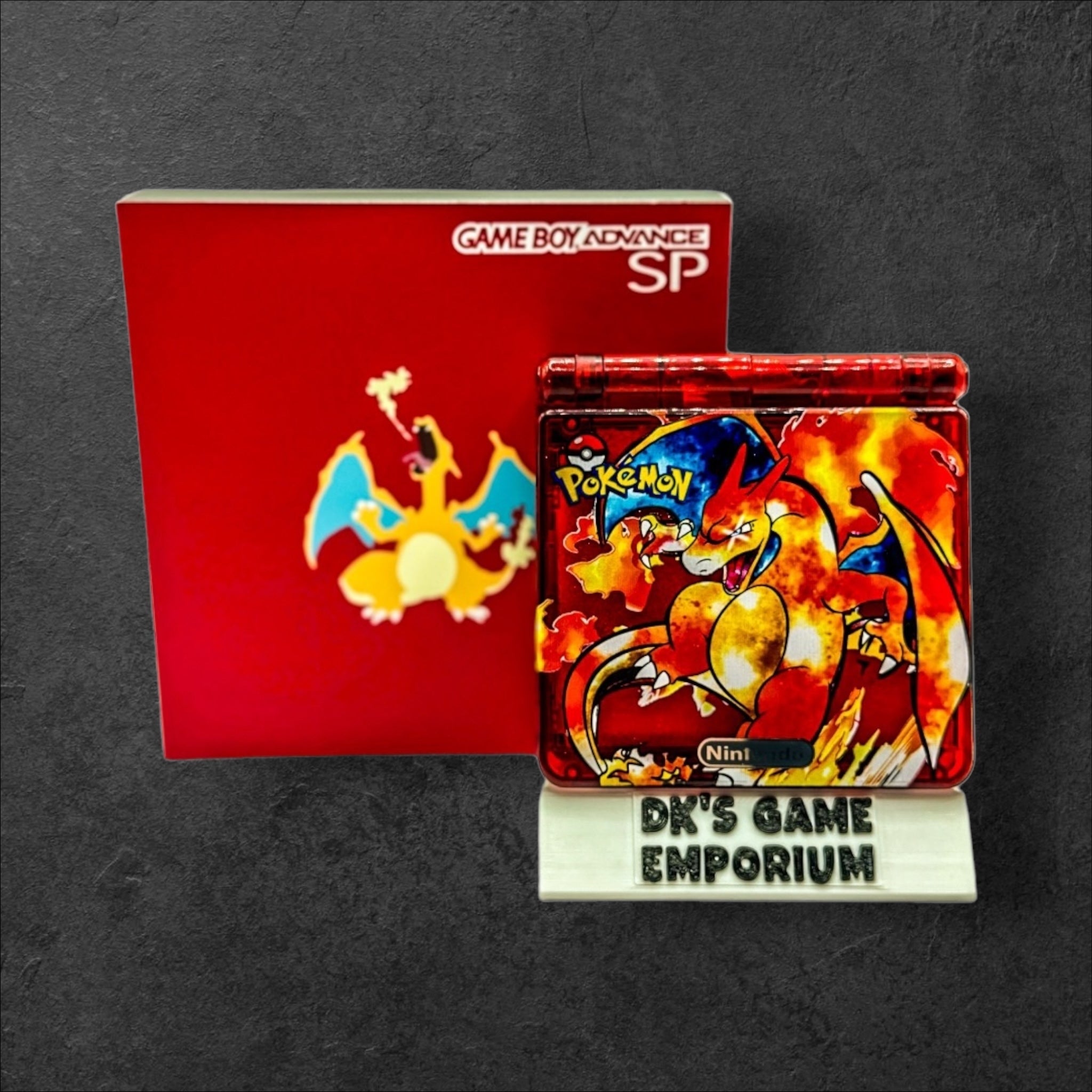 Nintendo Game Boy Advance SP - Fire Red Charizard Edition – DK’s Game ...