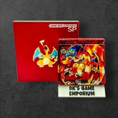 Nintendo Game Boy Advance SP - Fire Red Charizard Edition