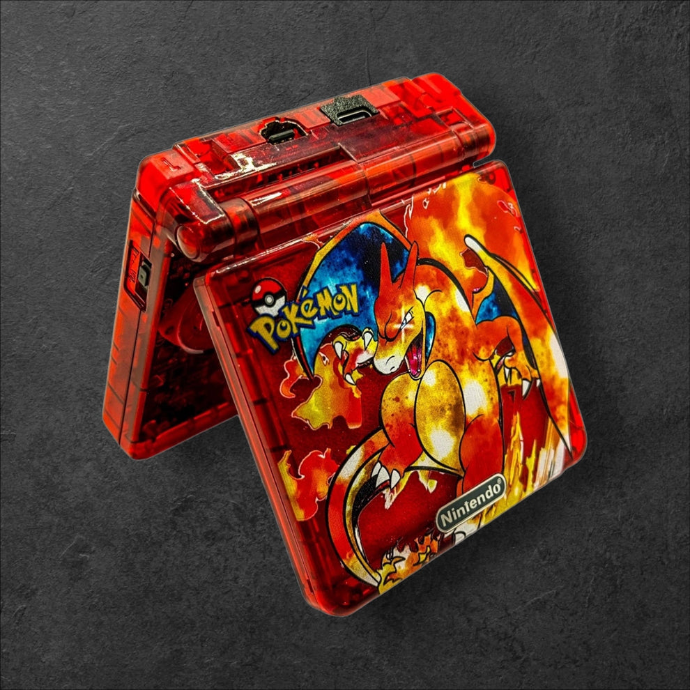 Nintendo Game Boy Advance SP - Fire Red Charizard Edition – DK’s Game ...