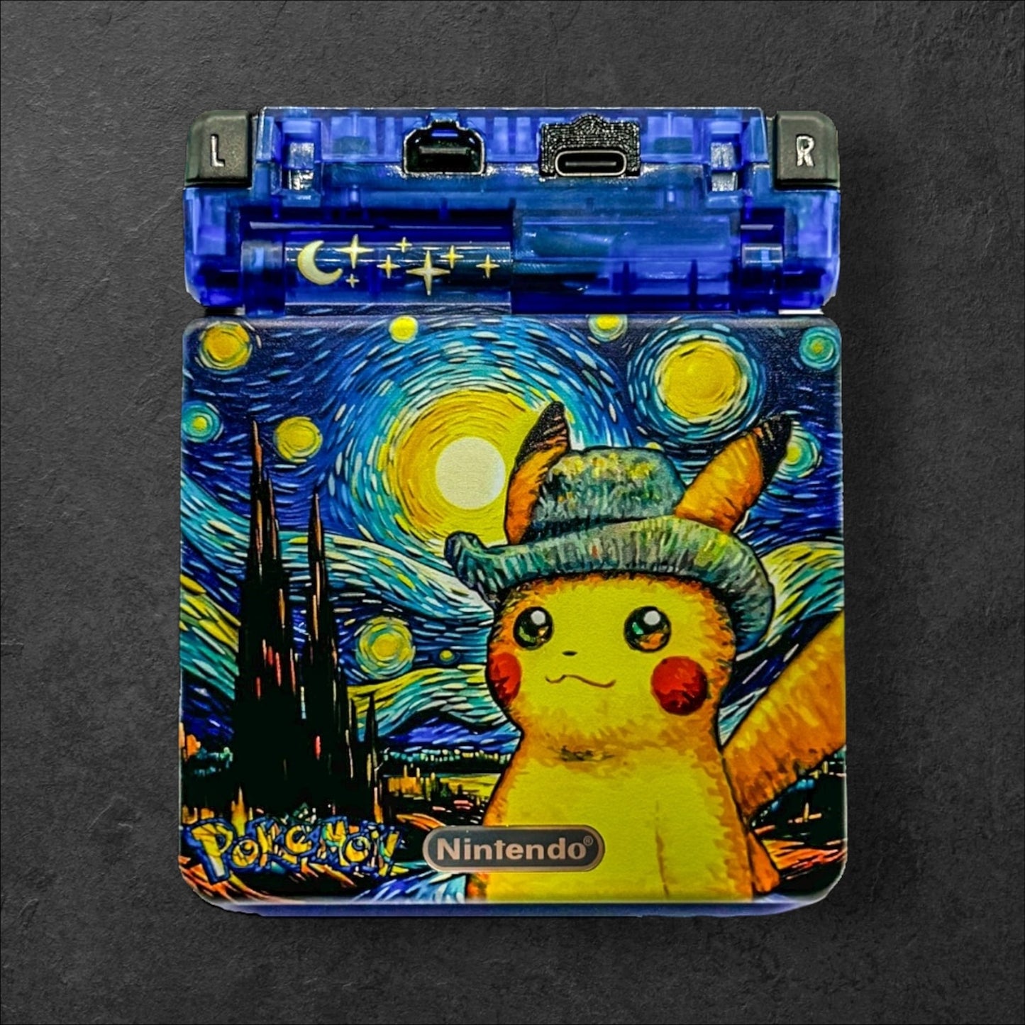 Nintendo Game Boy Advance SP - Van Gogh Pikachu Edition