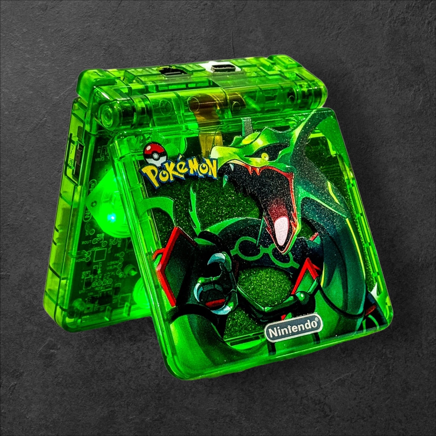 Nintendo Game Boy Advance SP - Emerald Rayquaza Edition