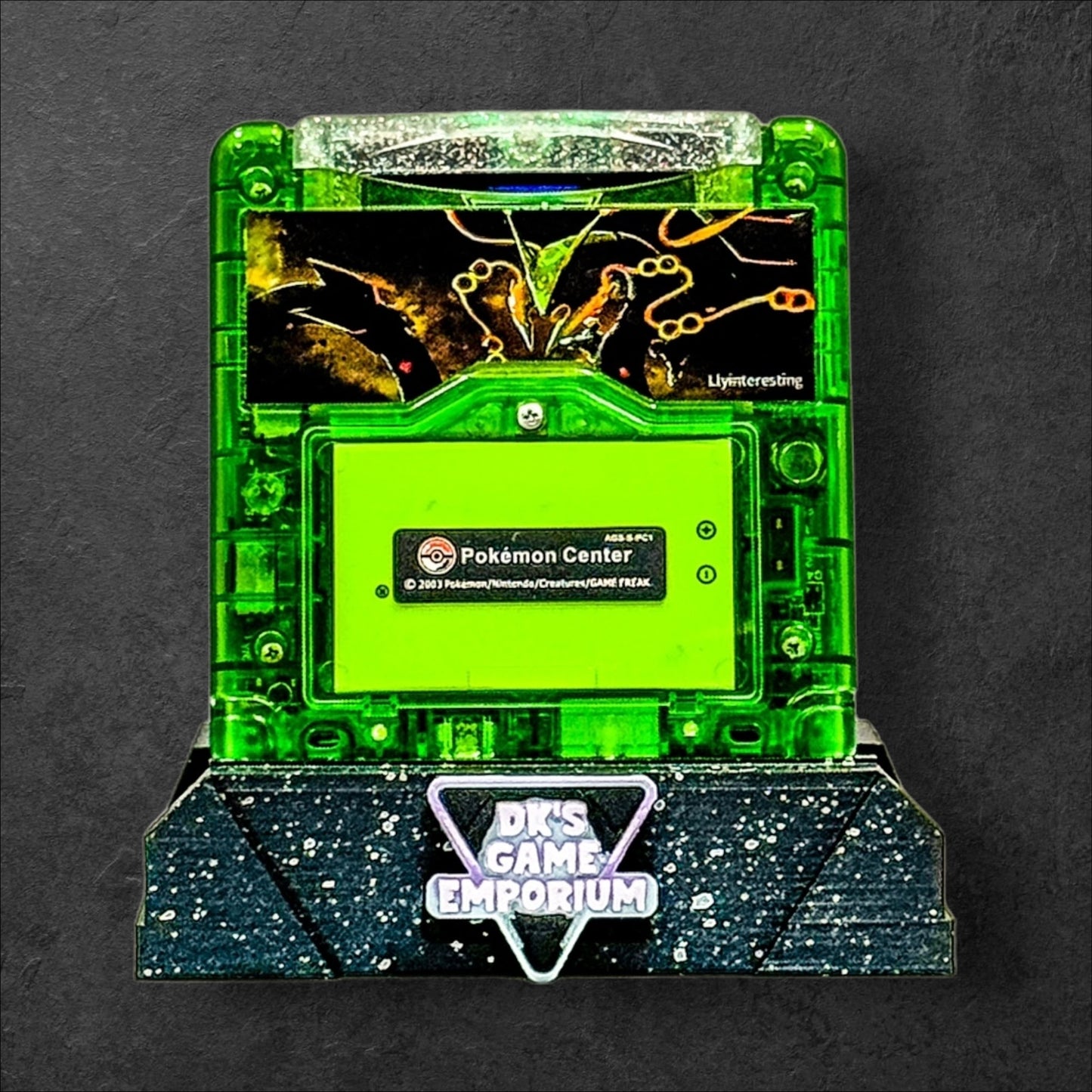 Nintendo Game Boy Advance SP - Emerald Rayquaza Edition