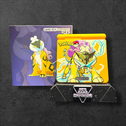 Nintendo Game Boy Advance SP - Roaring Thunder Raikou Edition