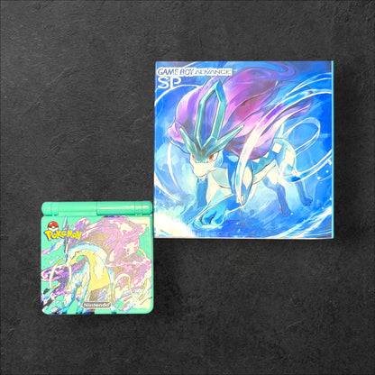 Nintendo Game Boy Advance SP - Legendary Suicune Edition